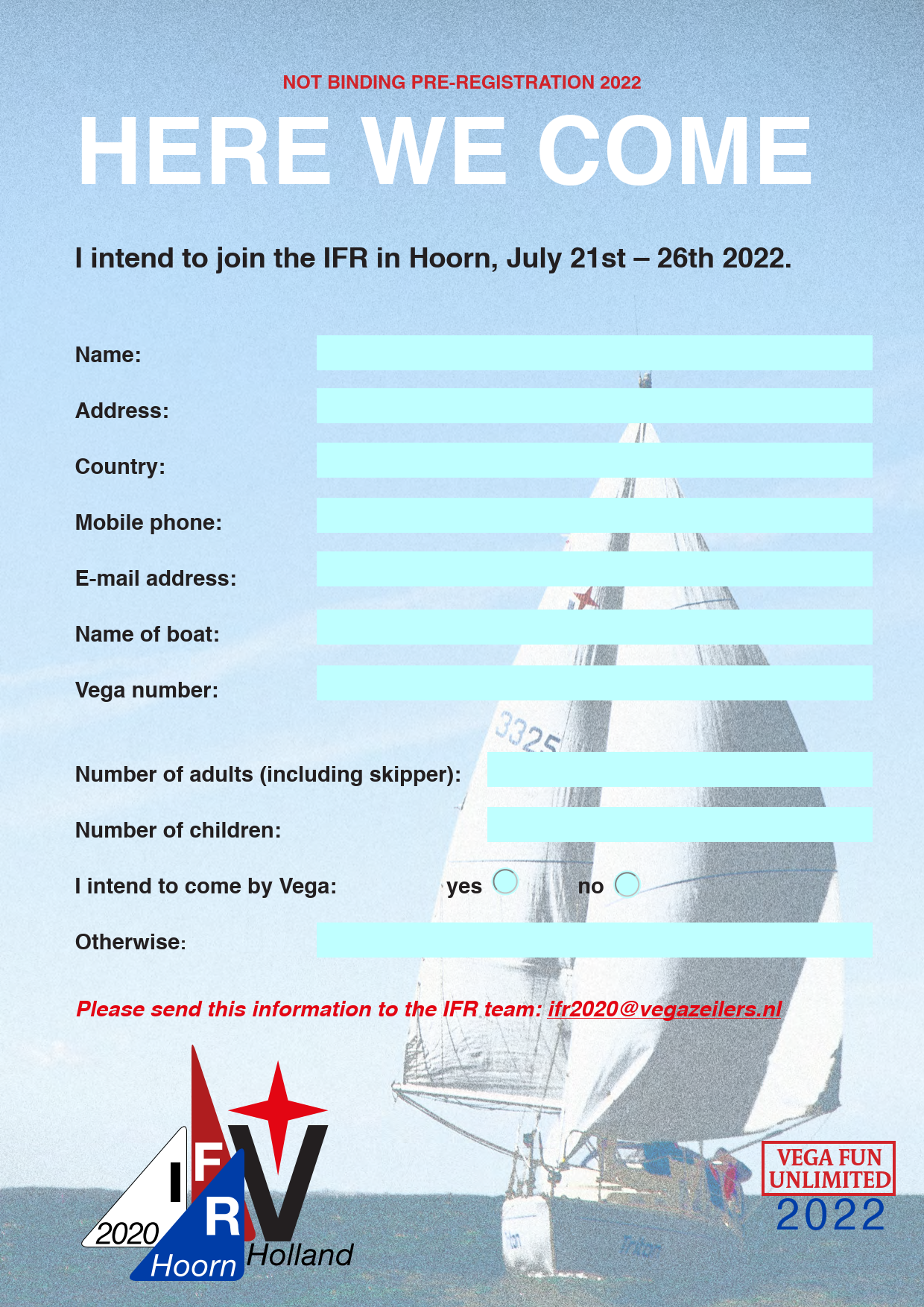 IFR2022 Reply form